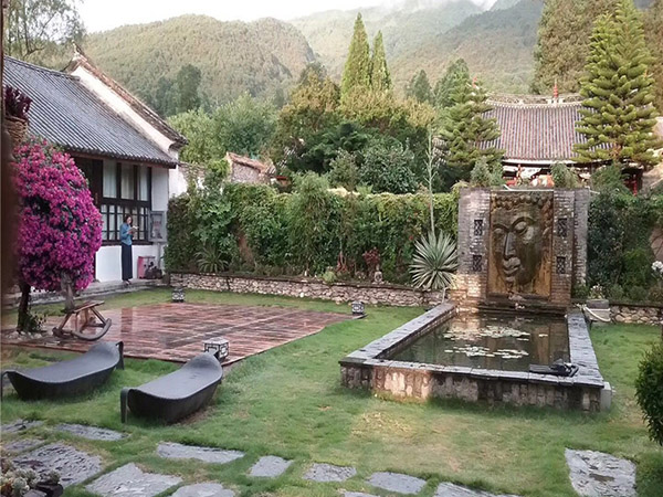 青石板踏步石汀步石